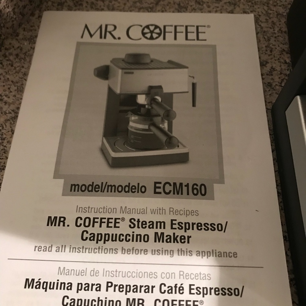 Mr. Coffee Espresso Machine